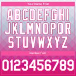 Personalized Authentic Baseball Jersey with 3D Pattern Design - Custom Name and Number, Gray White-Pink Square Style Personalized