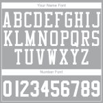 Custom Basketball Jersey Personalized with Name & Number, Gray White Round Neck Suit Personalized Gray White Round Neck Suit
