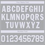 Custom Basketball Jersey with Personalized Name and Number in Gray and White V-Neck Design Personalized Gray White V-Neck