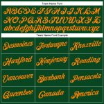 Custom Name and Number Performance T-Shirt for Green Bay Fans - Personalized Orange Tee Personalized Green Bay Orange Performance