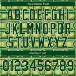 Custom Name and Number Personalized 3D Pattern Green City Cream Dollar Banknote Money T-Shirt Performance Personalized Green