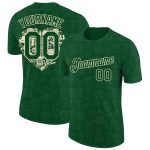 Custom Oktoberfest Beer Festival Performance Shirt with Personalized Green City Cream 3D Pattern - Team Name & Number Personalized