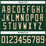 Custom Name and Number Hockey Jersey - Personalized Green Cream-Black Lace Neck Team Jersey Personalized Green City Cream-Black