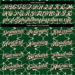 Custom Name & Number Baseball Jersey - Personalized Green Cream-Black 3D Star Lines Design Personalized Green Cream-Black