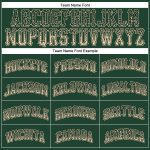 Custom Name & Number Baseball Jersey - Personalized Green Cream-Black Drift Fashion Design Personalized Green Cream-Black