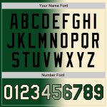Custom Name Number Gradient Varsity Letterman Bomber Jacket Green Cream Black Fashion Full-Snap Personalized Green Cream-Black