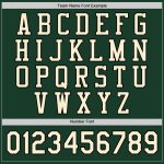 Personalized Varsity Letterman Jacket Green Cream-Black Full-Snap Bomber Personalized Green Cream-Black Bomber Full-Snap