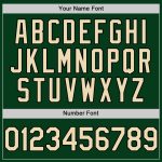 Customizable Authentic Throwback Baseball Jersey - Green Cream-Black Mesh with Personalized Name and Number Personalized