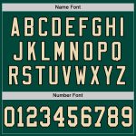 Custom Name and Number Personalized Green Cream-Black Mesh Football Jersey - Authentic Throwback Style Personalized Green
