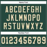 Customizable Green Cream Mesh Football Jersey with Team Name and Number - Authentic Design Personalized Green Cream Mesh