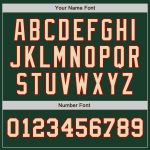Custom Name and Number Baseball Jersey - Personalized Two Tone Green Cream-Red Authentic Team Apparel Personalized Green