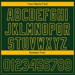 Personalized Oakland City Edition Green Gold 3D Authentic Baseball Jersey - Custom Name and Number Personalized Green Gold