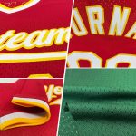 Custom Authentic Throwback Baseball Jersey - Personalized Green Gold-Black with Custom Name and Number Personalized Green