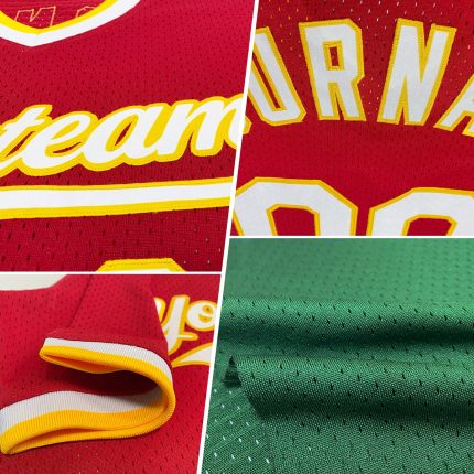 Custom Authentic Throwback Baseball Jersey - Personalized Green Gold-Black with Custom Name and Number Personalized Green