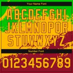 Custom Name & Number Black History Month 3D Pattern Bomber Varsity Jacket Green Gold-Crimson Full-Snap Design Personalized