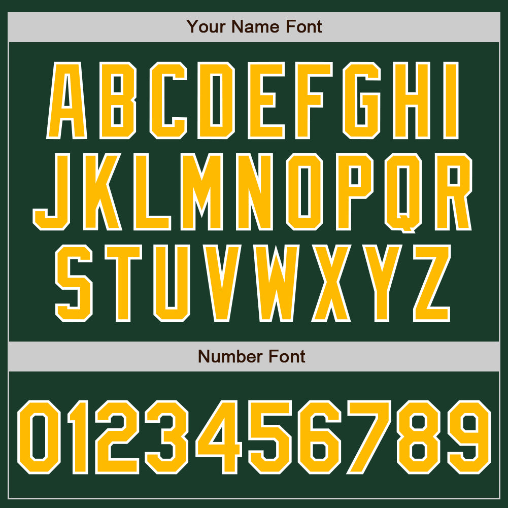 Personalized Green Gold-Gray Bomber Full-Snap Varsity Letterman Split Fashion Jacket Team Custom Name and Number Custom Name Number Green Gold Gray Bomber Varsity Letterman Split Fashion Jacket - Personalized Full-Snap Team Apparel Personalized - Image 5
