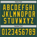Custom Name and Number Green Gold Hockey Jersey - Personalized Team Jersey Personalized Green Gold Hockey Jersey Team Custom
