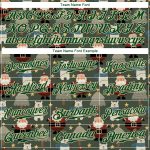 Custom Christmas 3D Baseball Jersey - Personalized Green Cream Design with Custom Name and Number Personalized Green Green-Cream