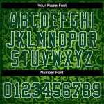 Custom St. Patricks Day Baseball Jersey - Personalized Green 3D Pattern Design with Name & Number Personalized Green Green-White