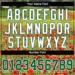 Custom Name and Number Personalized Green Floral 3D Pattern Baseball Jersey - Kelly Green and White Personalized Green Kelly