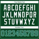 Custom Name and Number Authentic Baseball Jersey - Personalized Kelly Green and White Team Jersey Personalized Green Kelly