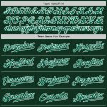 Personalized Kelly Green-White Authentic Baseball Jersey for Men and Women Personalized Green Kelly Green-White Authentic