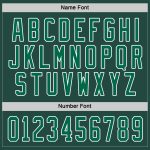 Custom Green Kelly Hockey Jersey - Personalized White Accent Design Personalized Green Kelly Green-White Hockey Jersey
