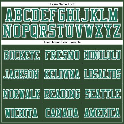 Custom Personalized Green Knit Hat with White Stitching - Team Name and Number Cuffed Beanie Personalized Green Kelly Green-White