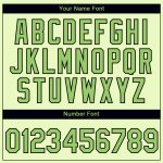 Custom Name and Number Dollar Sign Performance T-Shirt, Neon Green-Black 3D Money Theme Design, Team Apparel Personalized