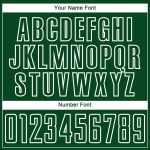 Custom Name and Number Soccer Jersey - Personalized Sublimation Neon Green Yellow-White Uniform Personalized Green Neon Yellow-White