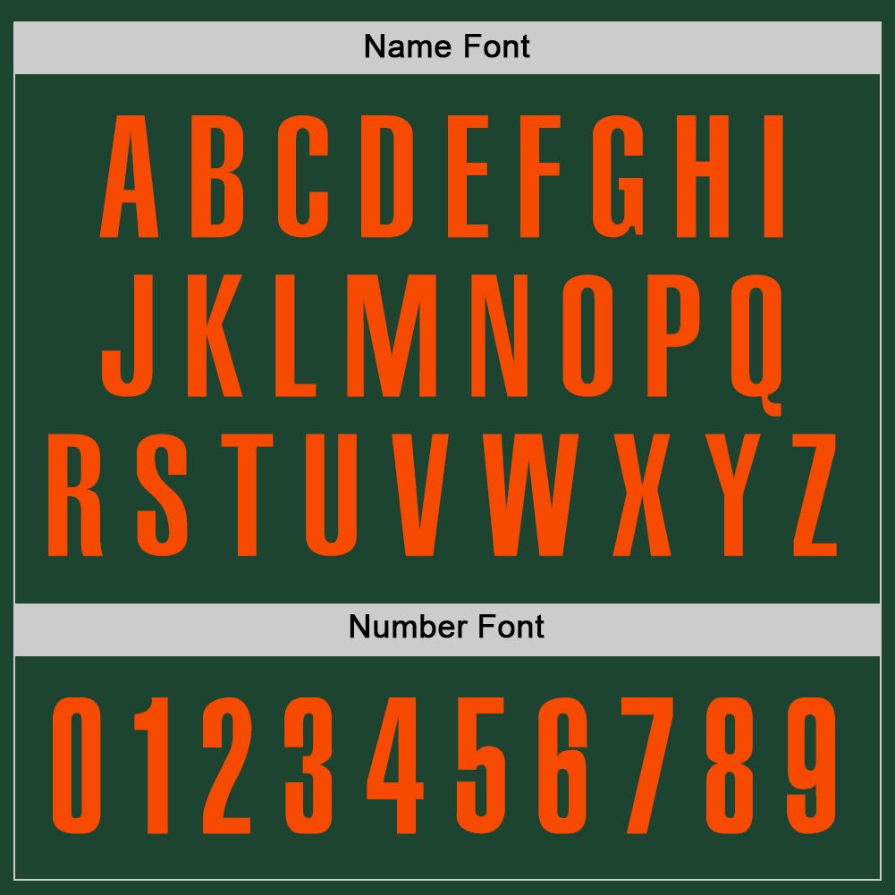 Personalized Green Orange Performance Golf Polo Shirt Team Custom Name and Number Custom Name and Number Performance Golf Polo Shirt in Green and Orange - Personalized Team Apparel Personalized Green Orange - Image 5
