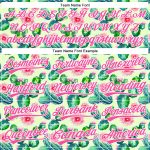 Personalized Baseball Jersey with Green Pink White 3D Cactus Festival Design Personalized Green Pink-White 3D Pattern Design