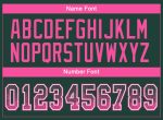 Custom Name Number Football Jersey - Personalized Green Pink White Mesh Drift Team Apparel Personalized Green Pink-White