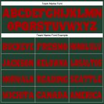 Custom Team Name Number Fleece Jogger Sweatpants - Personalized Green Red Athletic Pants Personalized Green Red Fleece Jogger