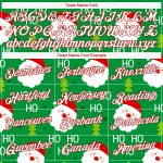 Personalized Christmas 3D Performance T-Shirt in Green Red-White for Holiday Celebrations Personalized Green Red-White Christmas