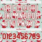 Custom Name Number Christmas 3D Performance T-Shirt - Personalized Green and Red-White Holiday Tee Personalized Green Red-White
