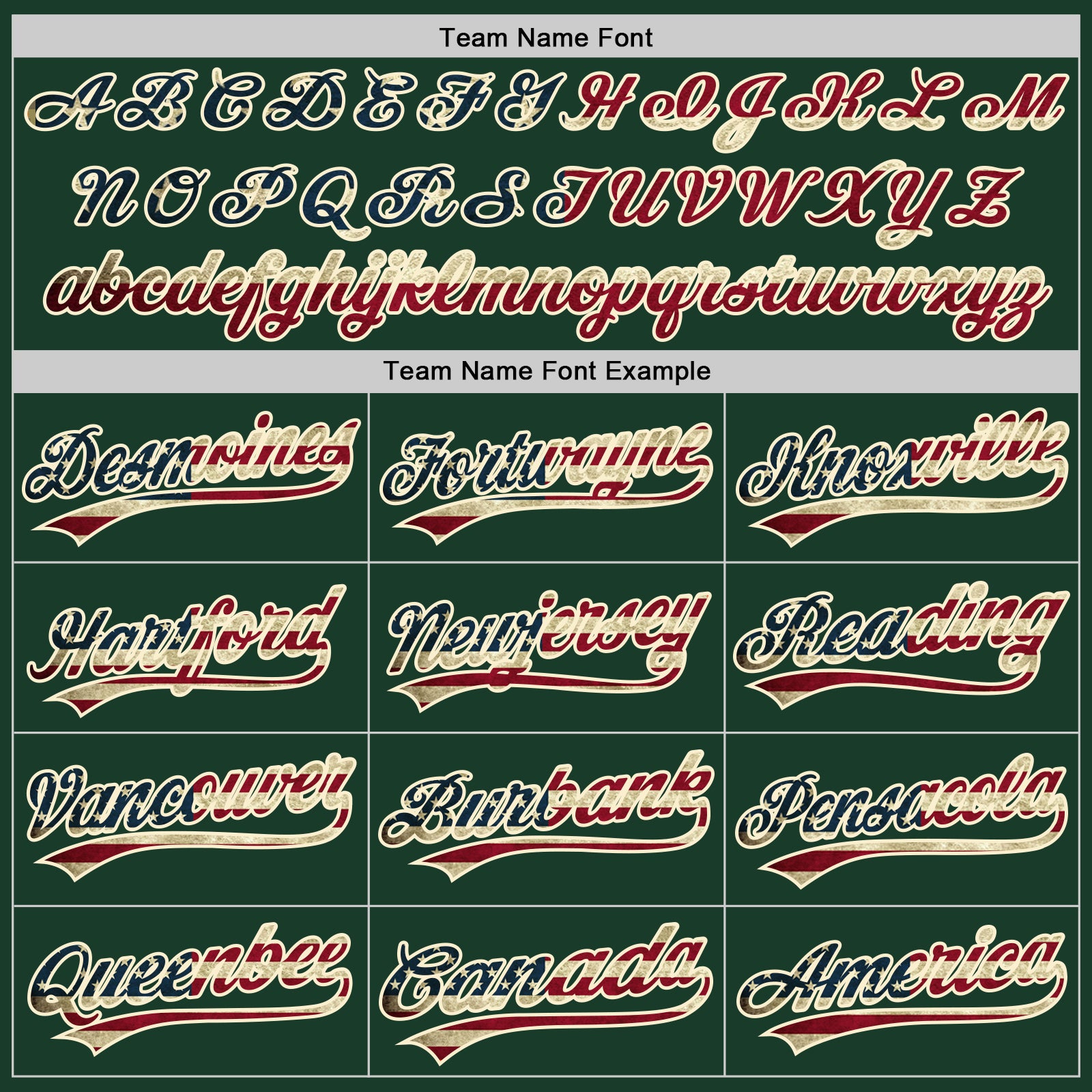 Personalized Green Vintage USA Flag-Cream Authentic Baseball Jersey Team Custom Name and Number Custom Name and Number Vintage Green USA Flag Baseball Jersey - Authentic Cream Team Jersey Personalized Green Vintage USA - Image 4