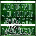 Personalized Skeleton Playing Billiards Beer 3D Pattern Green White Custom Name Number Baseball Jersey Authentic Personalized