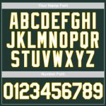 Personalized Authentic Baseball Jersey in Green White-Gold Color Personalized Green White-Gold Authentic Baseball Jersey