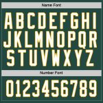 Custom Name and Number Personalized Green White-Gold Hockey Jersey - Team Apparel Personalized Green White-Gold Hockey Jersey