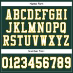 Personalized Green White Gold Authentic Football Jersey - Customizable Mesh Design Personalized Green White-Gold Mesh Authentic