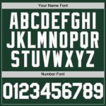Custom Name and Number Personalized Baseball Jersey - Green White Gray Authentic Sleeveless Design Personalized Green White-Gray
