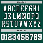 Custom Name Number Throwback Football Jersey - Personalized Green White-Gray Mesh Team Jersey Personalized Green White-Gray