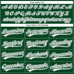 Custom Name Number Vapor Golf Polo Shirt - Personalized Green White-Gray Performance Design Personalized Green White-Gray