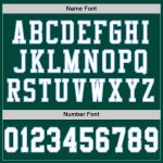 Custom Green White-Light Blue Mesh Football Jersey with Personalized Name and Number - Authentic Team Gear Personalized Green