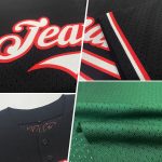 Custom Name Number Baseball Jersey - Authentic Green White Mesh Throwback Team Apparel Personalized Green White Mesh Authentic