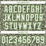 Custom Name & Number Baseball Jersey - 3D Pattern Green & White Neon Design, Authentic Team Apparel Personalized Green White-Neon