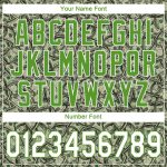 Custom Name & Number Baseball Jersey - 3D Pattern Green & White Neon Design, Authentic Team Apparel Personalized Green White-Neon