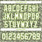 Custom Name Number Golf Polo Shirt - Personalized Green White Neon Green 3D Pattern Design, Performance Team Apparel Personalized