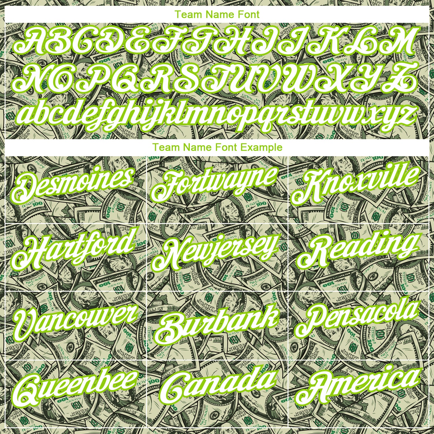 Personalized Green White-Neon Green 3D Pattern Design Dollar Performance Golf Polo Shirt Team Custom Name and Number Custom Name Number Golf Polo Shirt - Personalized Green White Neon Green 3D Pattern Design, Performance Team Apparel Personalized - Image 4